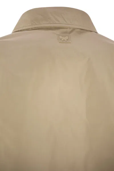 Weekend Max Mara Mimma Reversible Taffeta Jacket In Brown