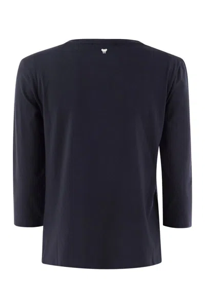 Weekend Max Mara Multia - Jersey Boat T-shirt In Blue