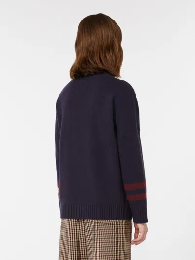 Weekend Max Mara Long-sleeved Sweater In Black