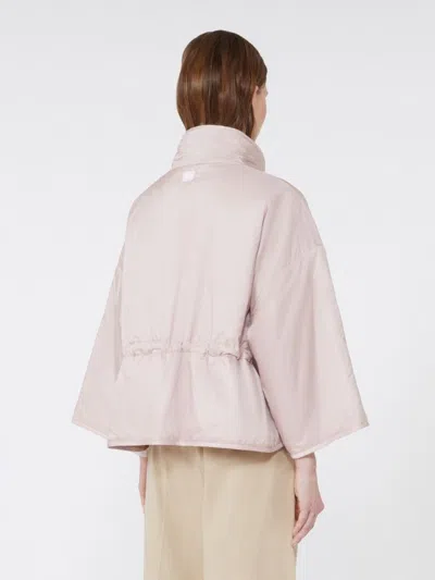 Weekend Max Mara Reversible Water-repellent Canvas Jacket In Pink