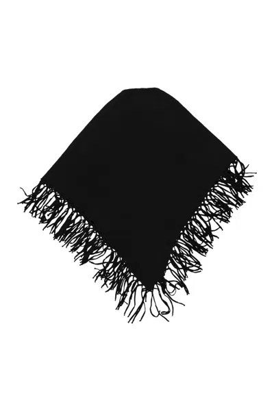 Weekend Max Mara Tornado - Wool Triangle Shawl In Brown