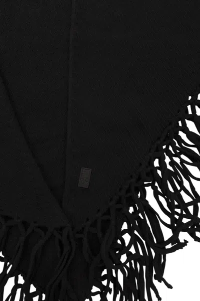 Weekend Max Mara Tornado - Wool Triangle Shawl In Brown