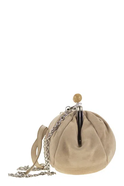 Weekend Max Mara Valois - Pasticcino Bag Small In Suede