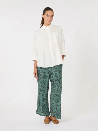 Weekend Max Mara Zavorra Natural Overall Shirt In White