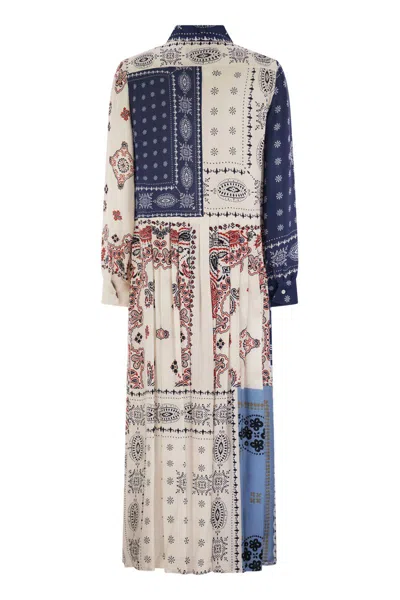 Weekend Max Mara Zuai - Printed Viscose Chemisier In Multi