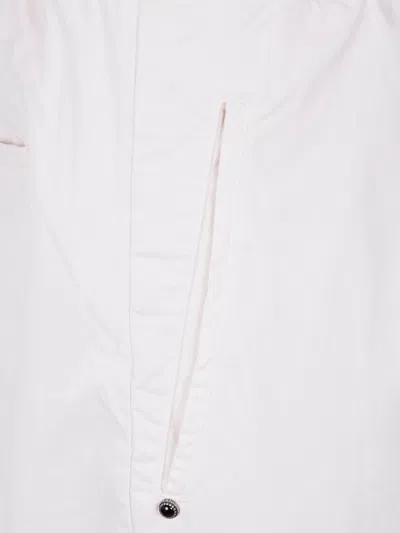 White Sand Long Classic Trousers In White