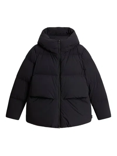Woolrich Black Cloud Madison Jacket In Black