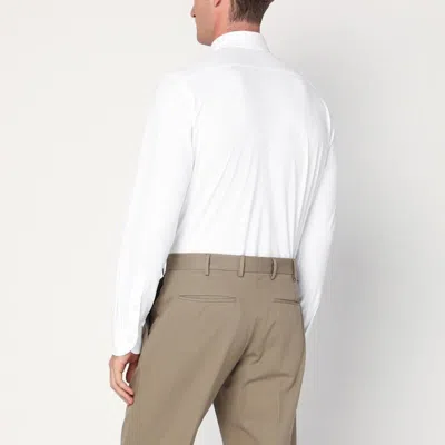 Xacus White Active Twill Shirt In White