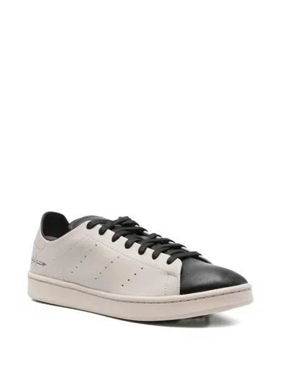 Y-3 Superstar Leather-panelled Sneakers In White
