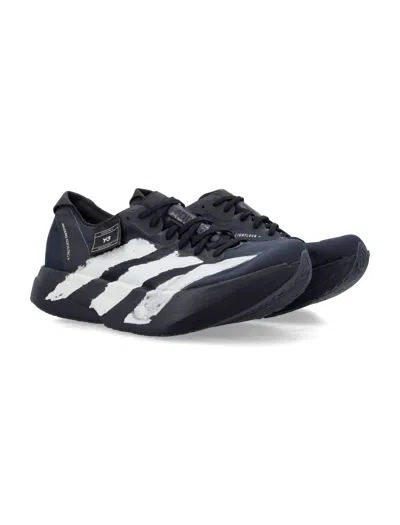 Y-3 Valentino Garavani Two-tone Leather Freedots Sneakers In Black