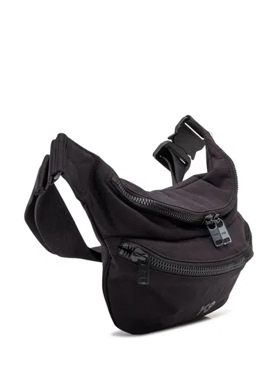 Y-3 Belt Bag With Double Zip Closure In Black