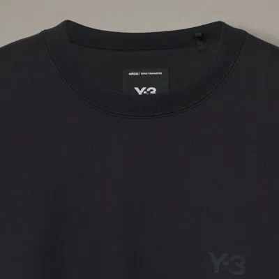 Y-3 Classic Black Sweatshirt With Soft Cotton-polyester Blend In Black