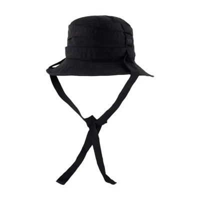 Y-3 Cinch Bucket Hat In Black