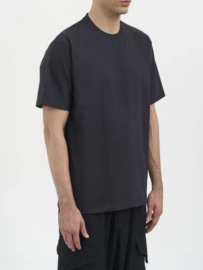 Y-3 Cotton Merch T-shirt In Gray