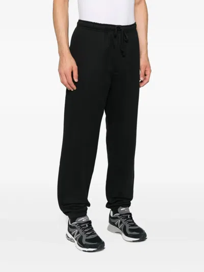 Y-3 Relaxed Fit Black Trousers With Elasticated Waistband In Black