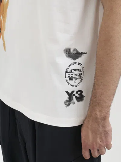 Y-3 Graphic Print T-shirt In White
