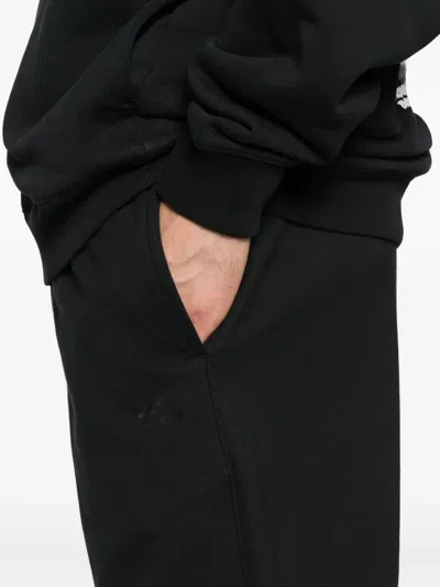 Y-3 Relaxed Fit Black Trousers With Elasticated Waistband In Black