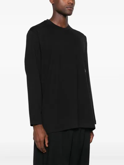 Y-3 Adidas Loose Fit Long Sleeve T-shirt Clothing In Black