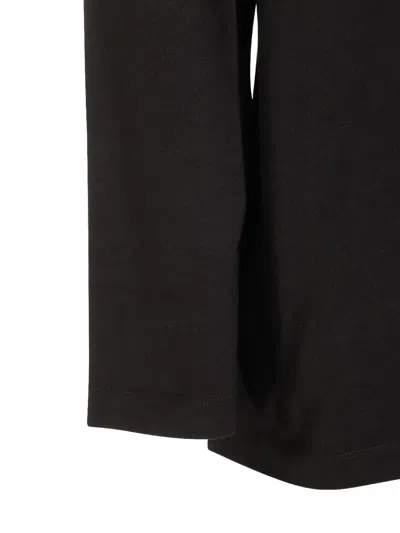 Y-3 Cotton Crew Neck T-shirt With Graphic Print In Black