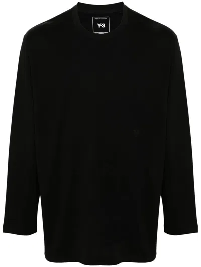 Y-3 Adidas Loose Fit Long Sleeve T-shirt Clothing