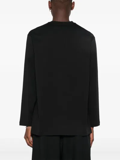 Y-3 Adidas Loose Fit Long Sleeve T-shirt Clothing