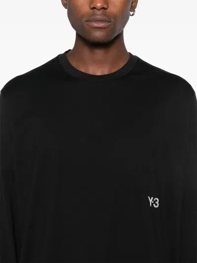 Y-3 Adidas Loose Fit Long Sleeve T-shirt Clothing