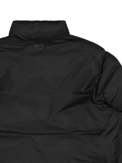 Y-3 Adidas Nylon Short Down Jacket In Black