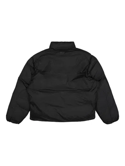 Y-3 Adidas Nylon Short Down Jacket In Black