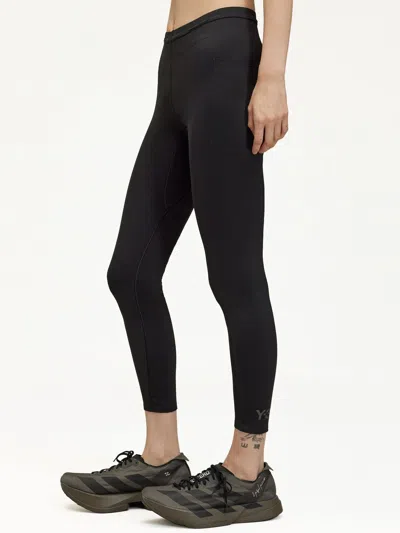 Y-3 Running Leggings In Black