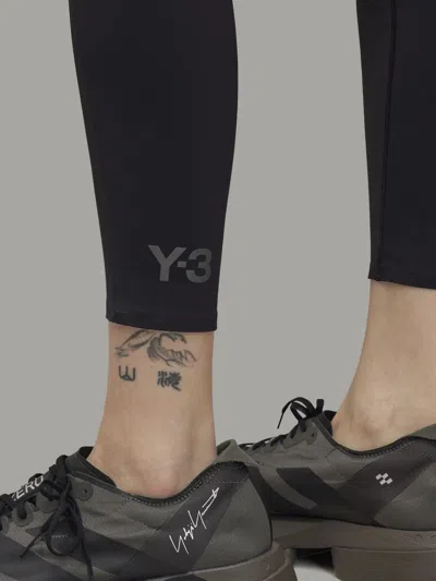 Y-3 Running Leggings In Black