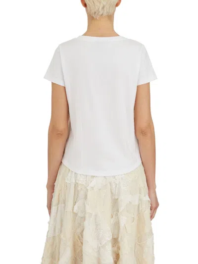 Yeung Chin Double Layer T-shirt In White