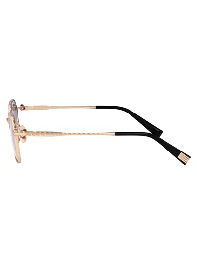 Yohji Yamamoto Japan Gold Titanium Sunglasses In Blue