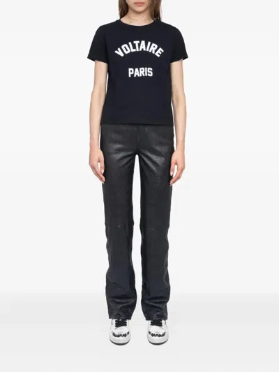 Zadig & Voltaire Alys T-shirt In Black