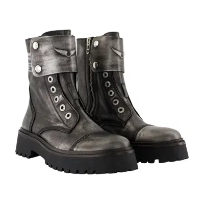 Zadig & Voltaire Zadig&voltaire Joe Fast Ankle Boots In Black