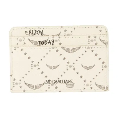Zadig & Voltaire Zadig&voltaire Zv Pass Monogrammed Card Case