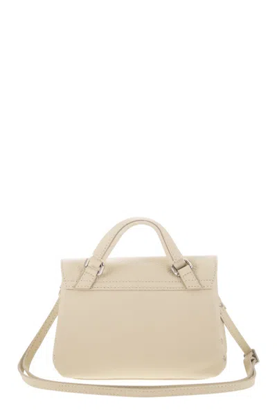 Zanellato Postina Studded Leather Shoulder Bag In Neutral