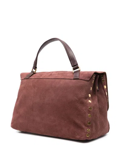 Zanellato Postina Jones Medium Suede Leather Handbag