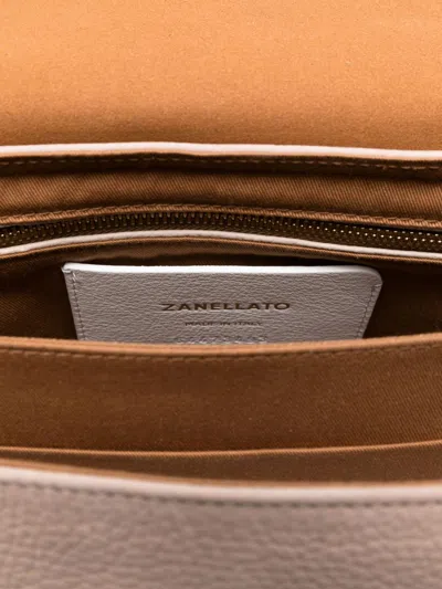 Zanellato Postina Jones Small Suede Leather Handbag