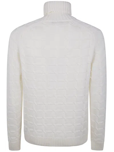 Zanone Dougle Breast Shawl Neck Jacket Clothing In White