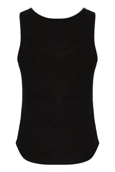Zimmermann Illuminate Embellished Tank In Black In Black