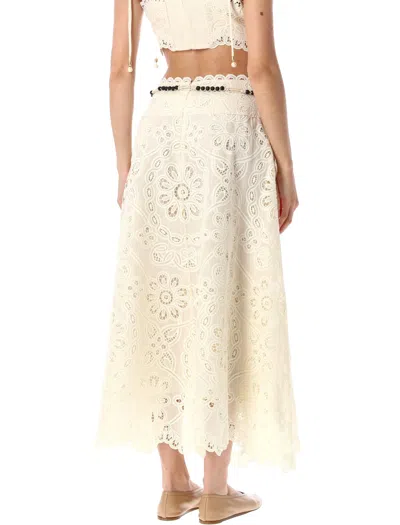Zimmermann Rhiannon Maxi Skirt In Neutral