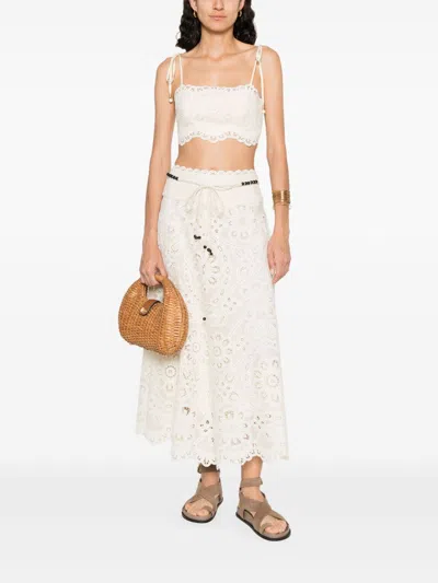Zimmermann Rhiannon Maxi Skirt In Neutral