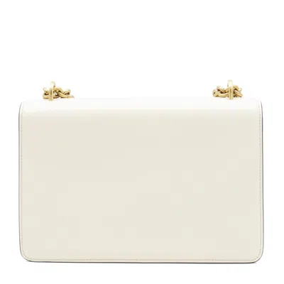 Valentino Garavani Ivory Leather Vain Shoulder Bag