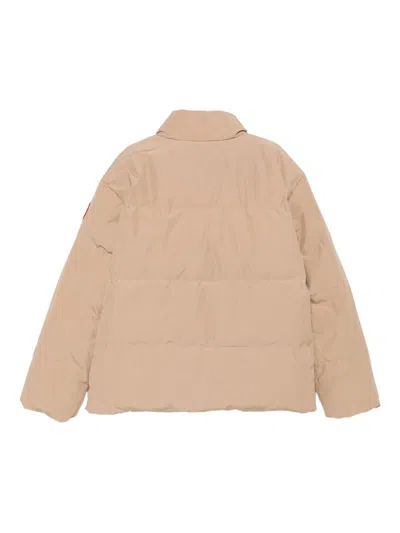 Canada Goose Men Bayview Short Down Jacket In Neutral