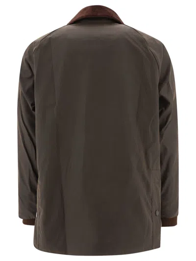 Barbour Classic Bedale Waxed Cotton Jacket In Brown