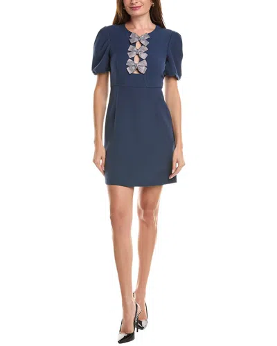 Flora Bea Nyc Leone Mini Dress In Blue