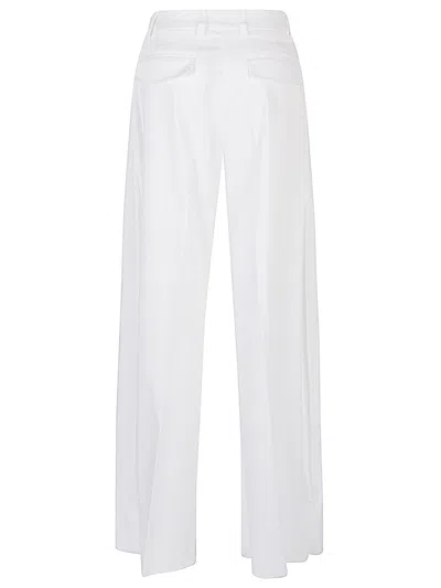 The Latest Billie Cotton Trousers In White
