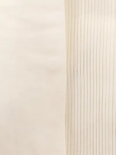 Hugo Boss Boss Ivory Silk Boss Shirt In Neutral