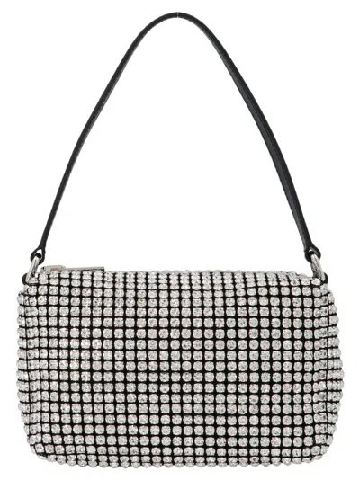 Alexander Wang Heiress Shoulder Bag In Silver