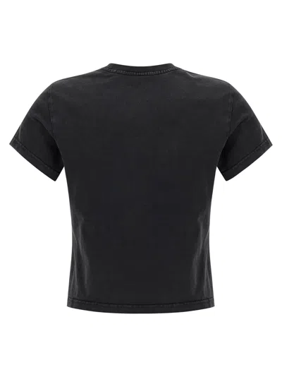 Alexander Wang Shrunken T-shirt In Black